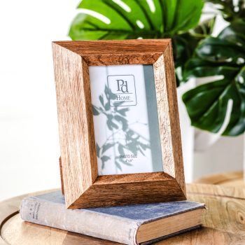 NATURAL WOOD PHOTO FRAME| 6" X 4"