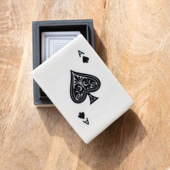 CARD BOX WITH PLAYING CARDS