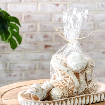 BLEACHED WOOD BOWL FILLER