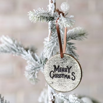 MERRY CHRISTMAS ORNAMENT