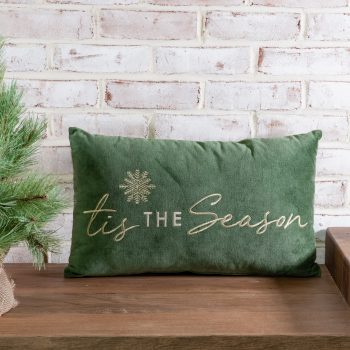 VELVET TIS SEASON PILLOW
