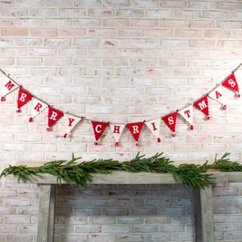 MERRY CHRISTMAS FELT GARLAND