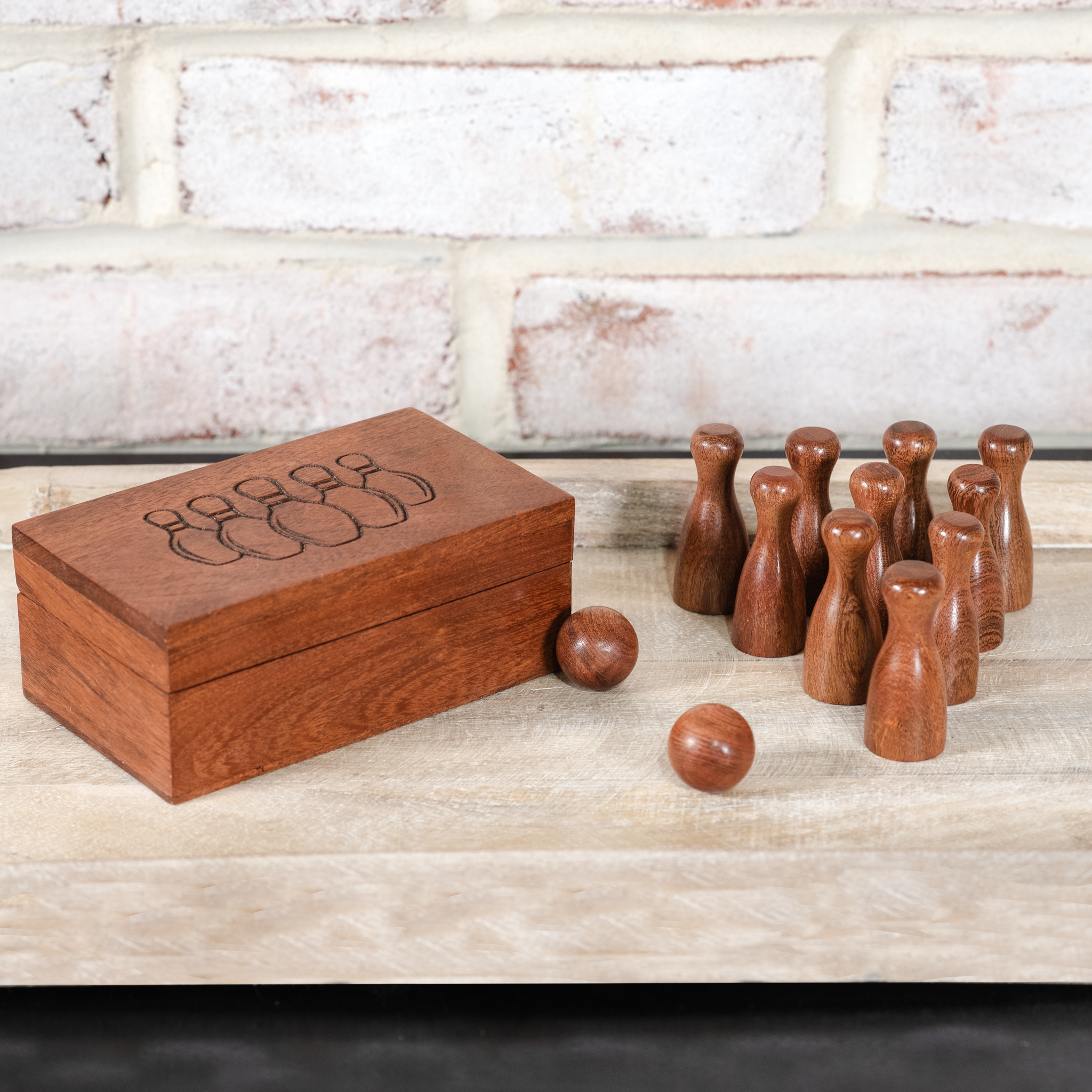 WOOD BOWLING GAME